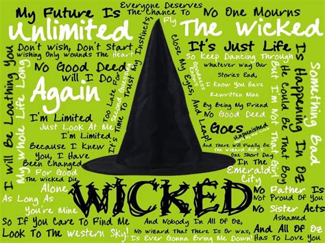 The lyrics of the song dedicated to the wicked witch of the west